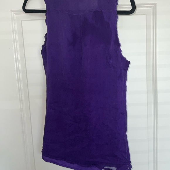 J. Crew‎ Ruffle Blouse Size 12 - Picture 4 of 7